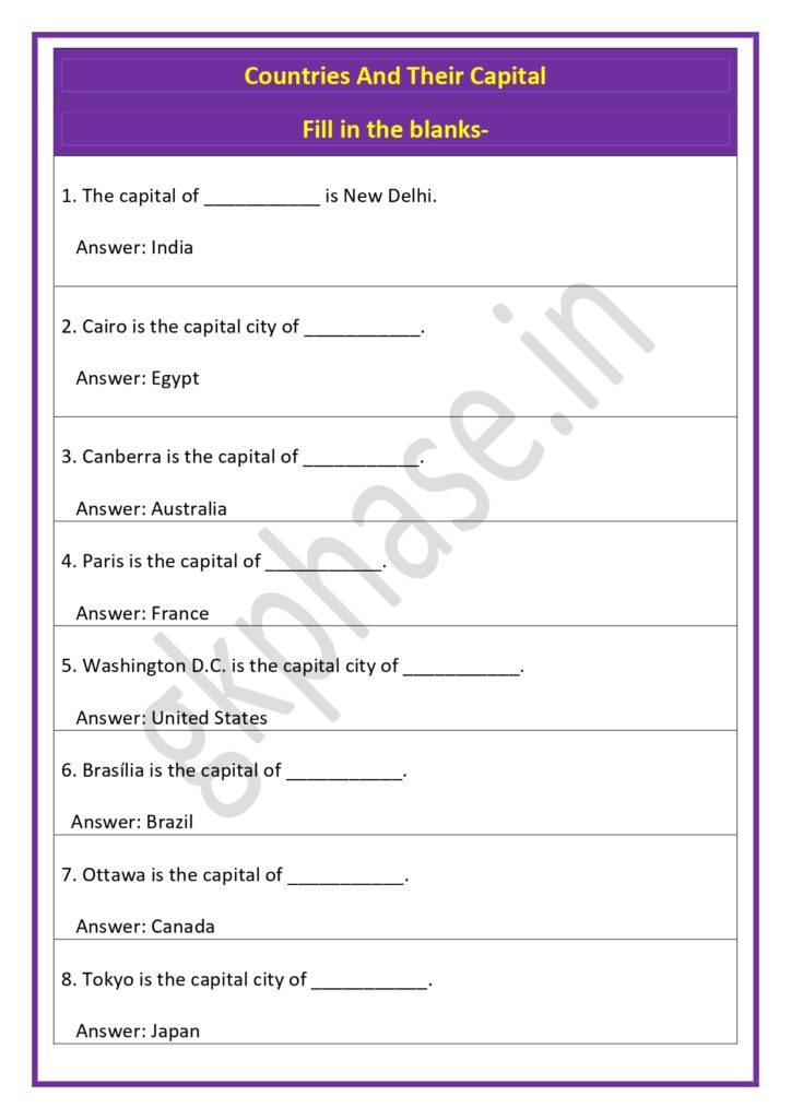 countries capital fill in blanks1 page 0001