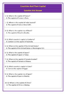 countries capital question and answer1 page 0001