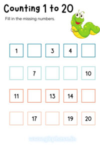 counting 1- 20