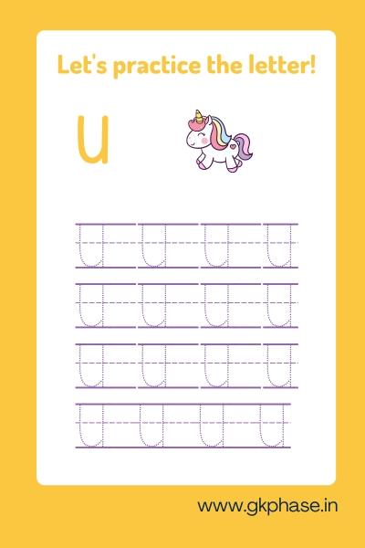 practice letter U