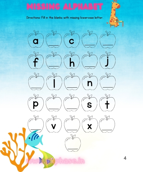 missing alphabet