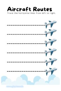 trace horizontal lines