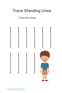 trace standing lines