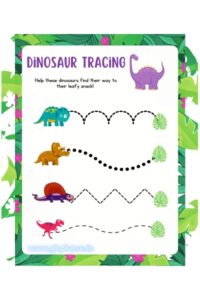 Dinasaur tracing