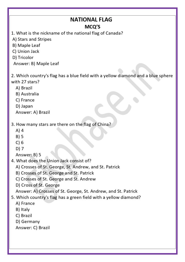 national flag mcq4 page 0001