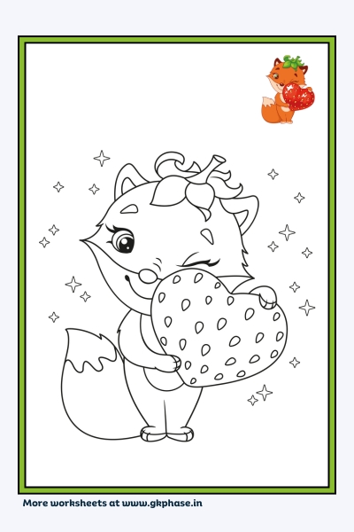 fox coloring page3