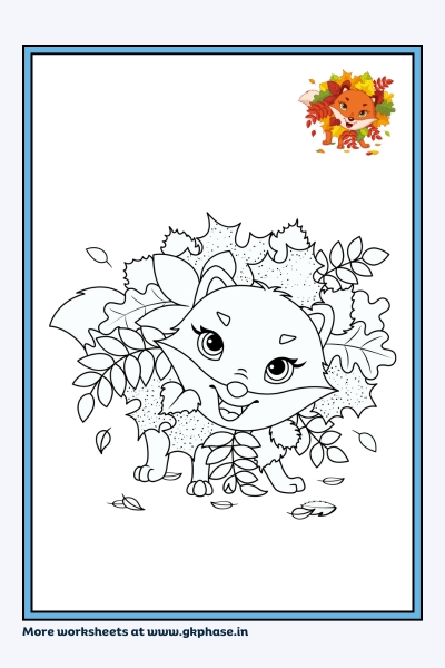 fox coloring page6