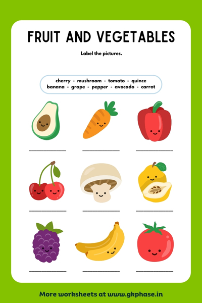 fruit worksheet4