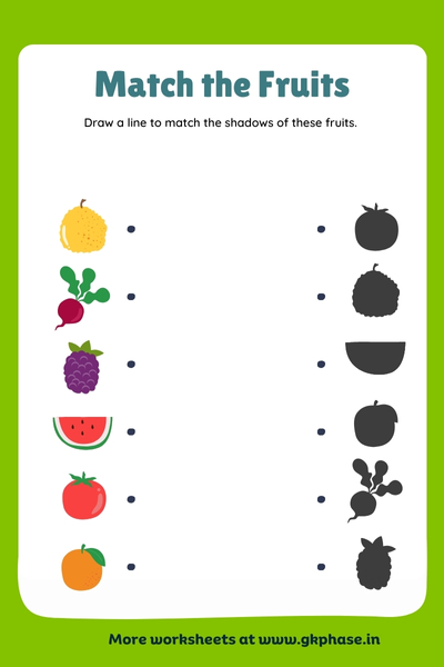 fruit worksheet6