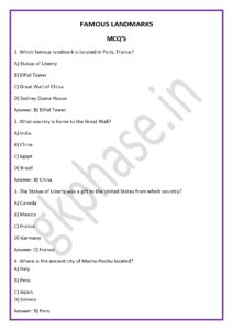 landmarks mcq2 page 0001