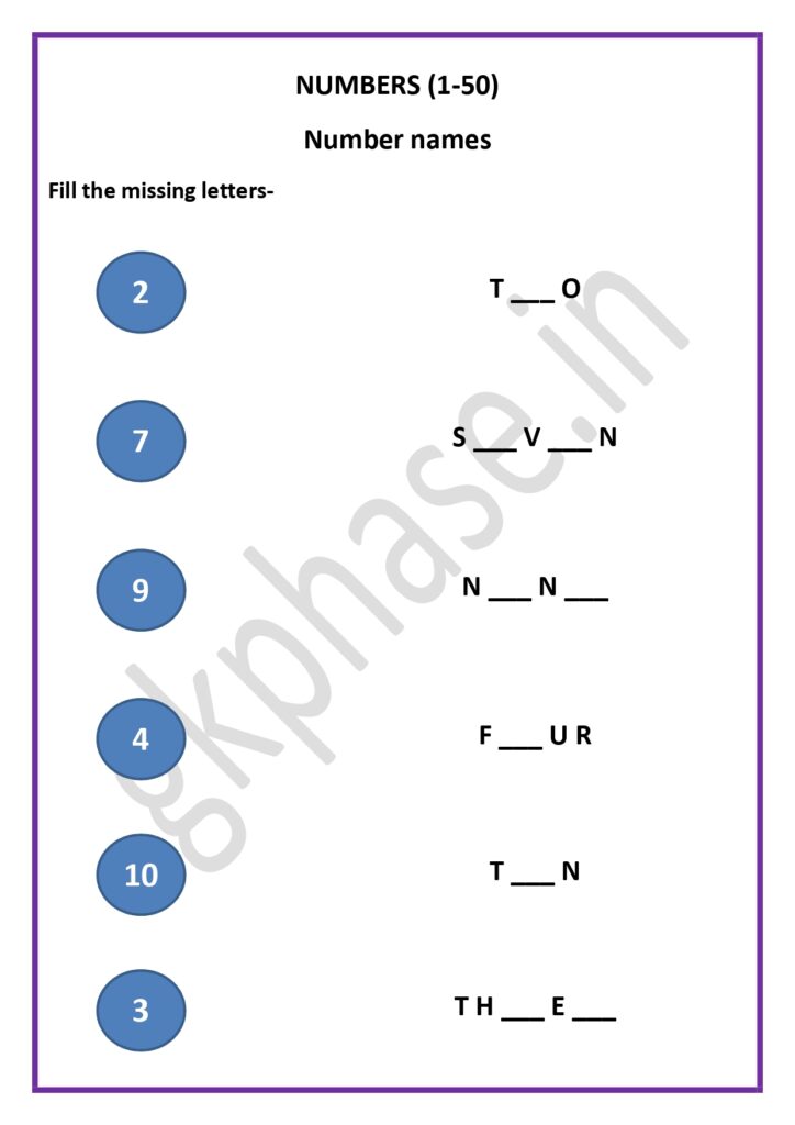 number names1 page 0001