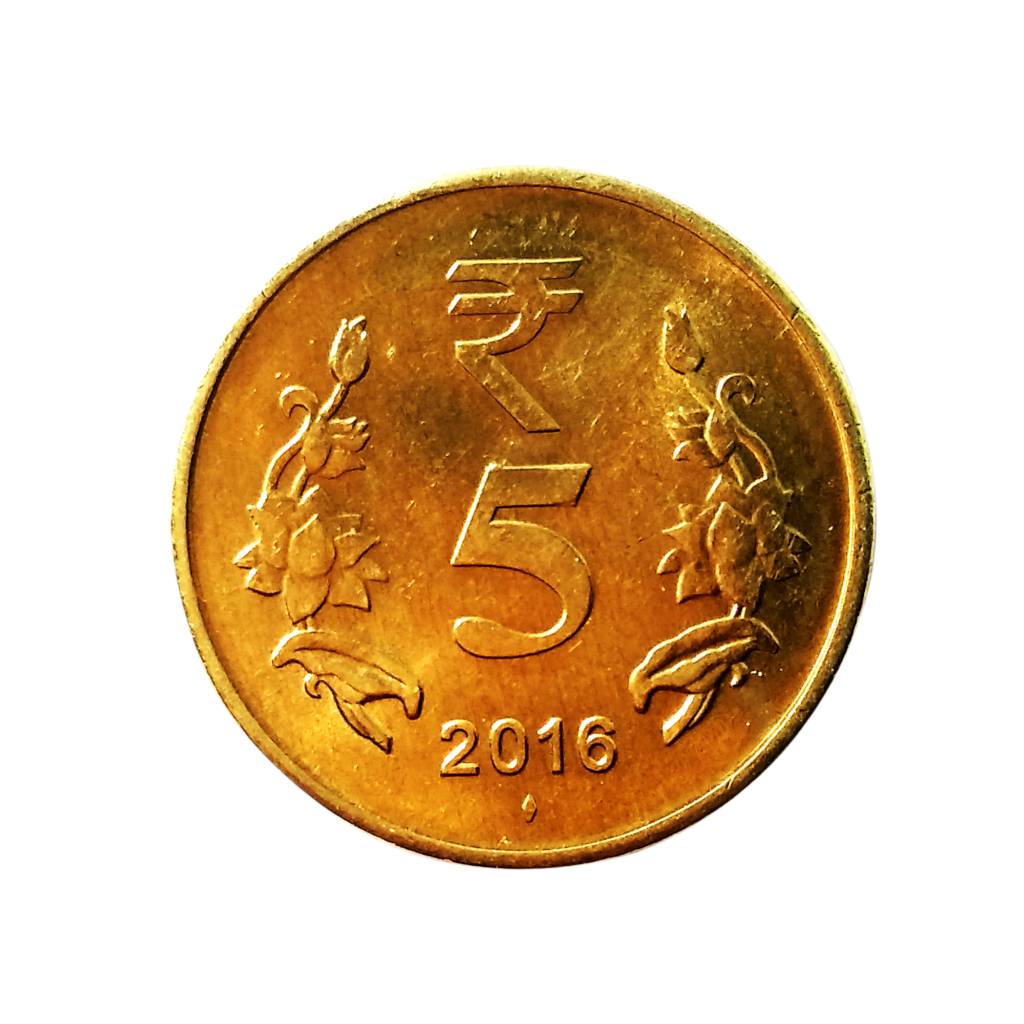 —Pngtree—indian currency five rupees coin 6951009