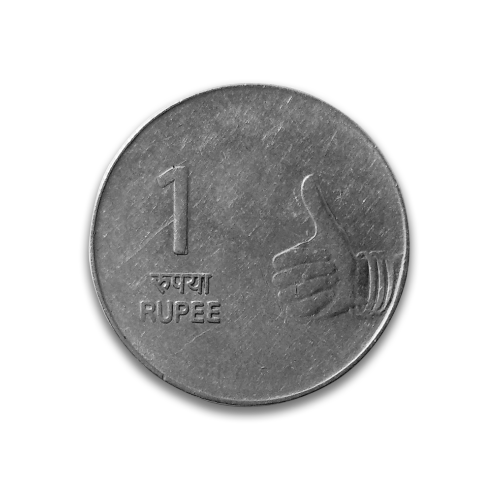 —Pngtree—indian currency one rupees coin 6951156