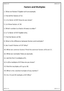 factors and multiples 4 page 0001