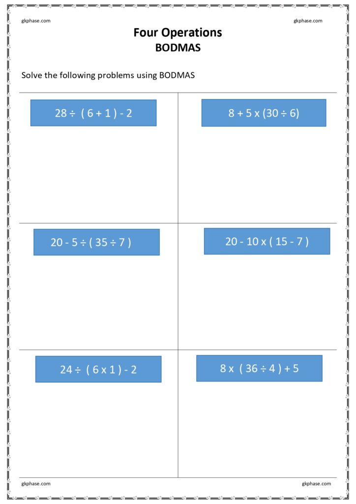 four operation bodmas 2 page 0001
