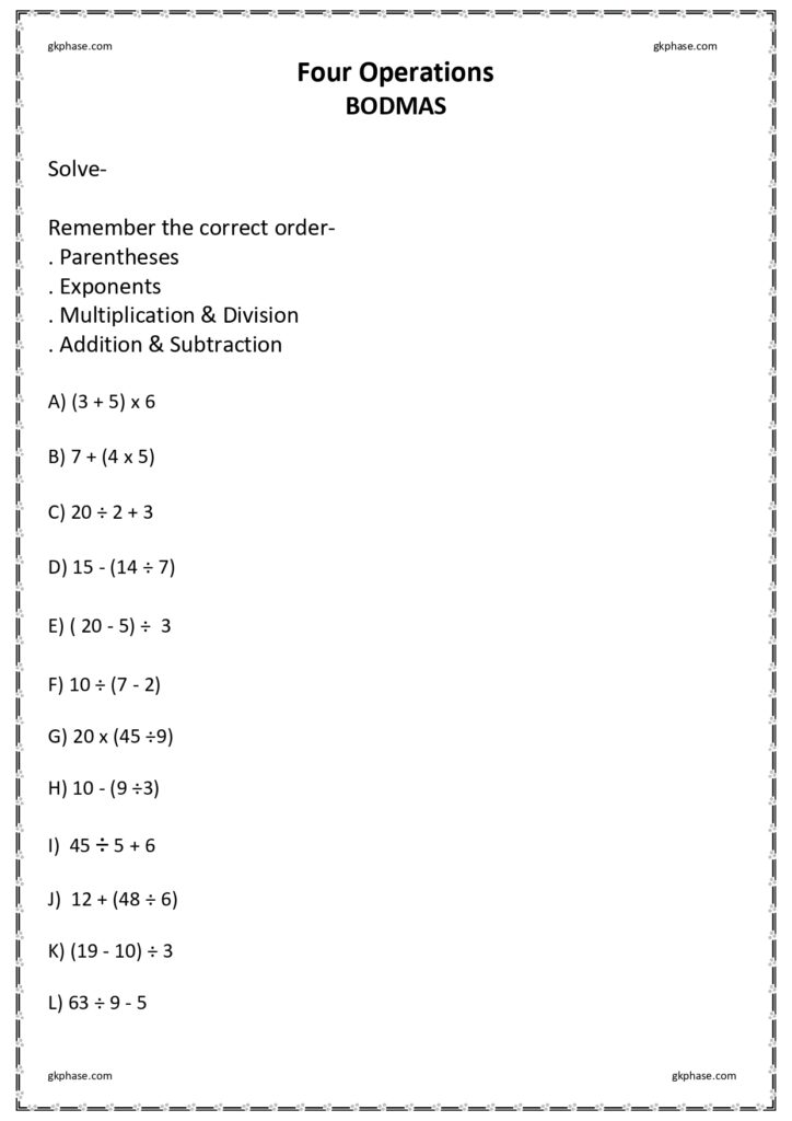 four operation bodmas 3 page 0001