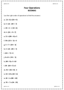 four operation bodmas 6 page 0001